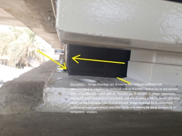 Failed bearings and expansion joints